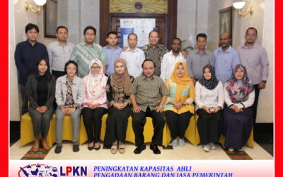 Peningkatan Kompetensi Ahli Pengadaan Barang Dan Jasa Pemerintah 11-14 September 2017