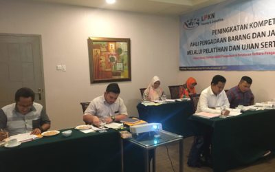 Peningkatan Kompetensi Ahli Pengadaan Barang Dan Jasa Pemerintah 10 -13 Juli 2017