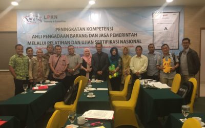 Peningkatan Kompetensi Ahli Pengadaan Barang Dan Jasa Pemerintah 02-05 Mei 2017