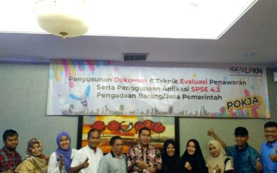 Penyusunan Dokumen & Teknik Evaluasi Penawaran Serta Penggunaan Aplikasi SPSE 4.3 Dalam Pengadaan Barang/Jasa Pemerintah