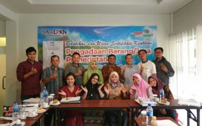 Pelatihan dan Ujian Sertifikasi Keahlian “Pengadaan Barang/Jasa Pemerintah Berdasarkan Peraturan Presiden Nomor 16 Tahun 2018 Pengadaan Barang/Jasa Pemerintah”
