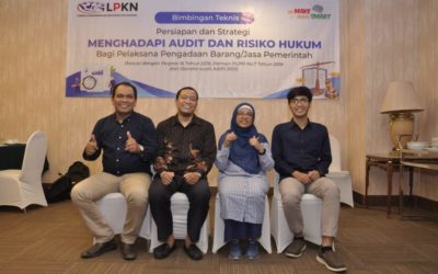 Persiapan dan Strategi MENGHADAPI AUDIT DAN RISIKO HUKUM Bagi Pelaksana Pengadaan Barang/Jasa Pemerintah