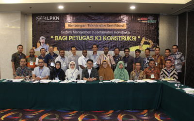 Bimbingan Teknis & Sertifikasi Sistem Manajemen Keselamatan Konstruksi Bagi Petugas K3 Konstruksi