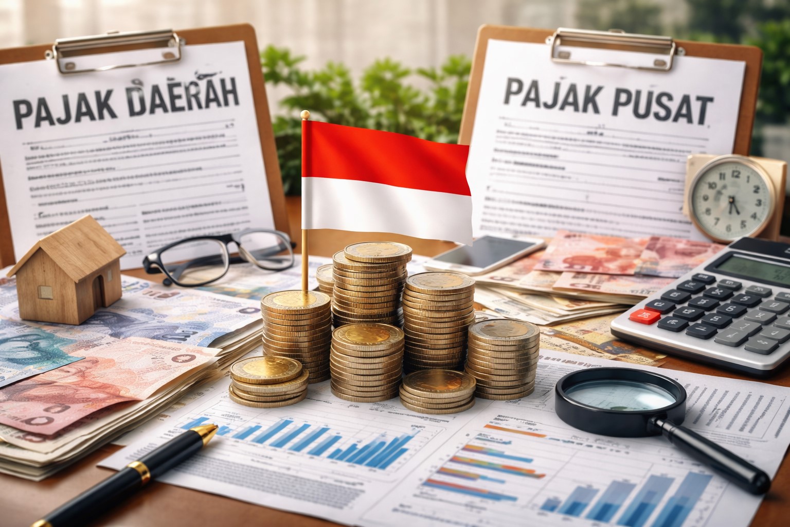 Pajak Daerah dan Pajak Pusat dalam Sistem Perpajakan Indonesia - Diklat